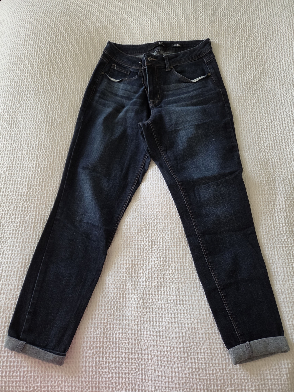 1822 Denim Dark Indigo Boyfriend Jeans
